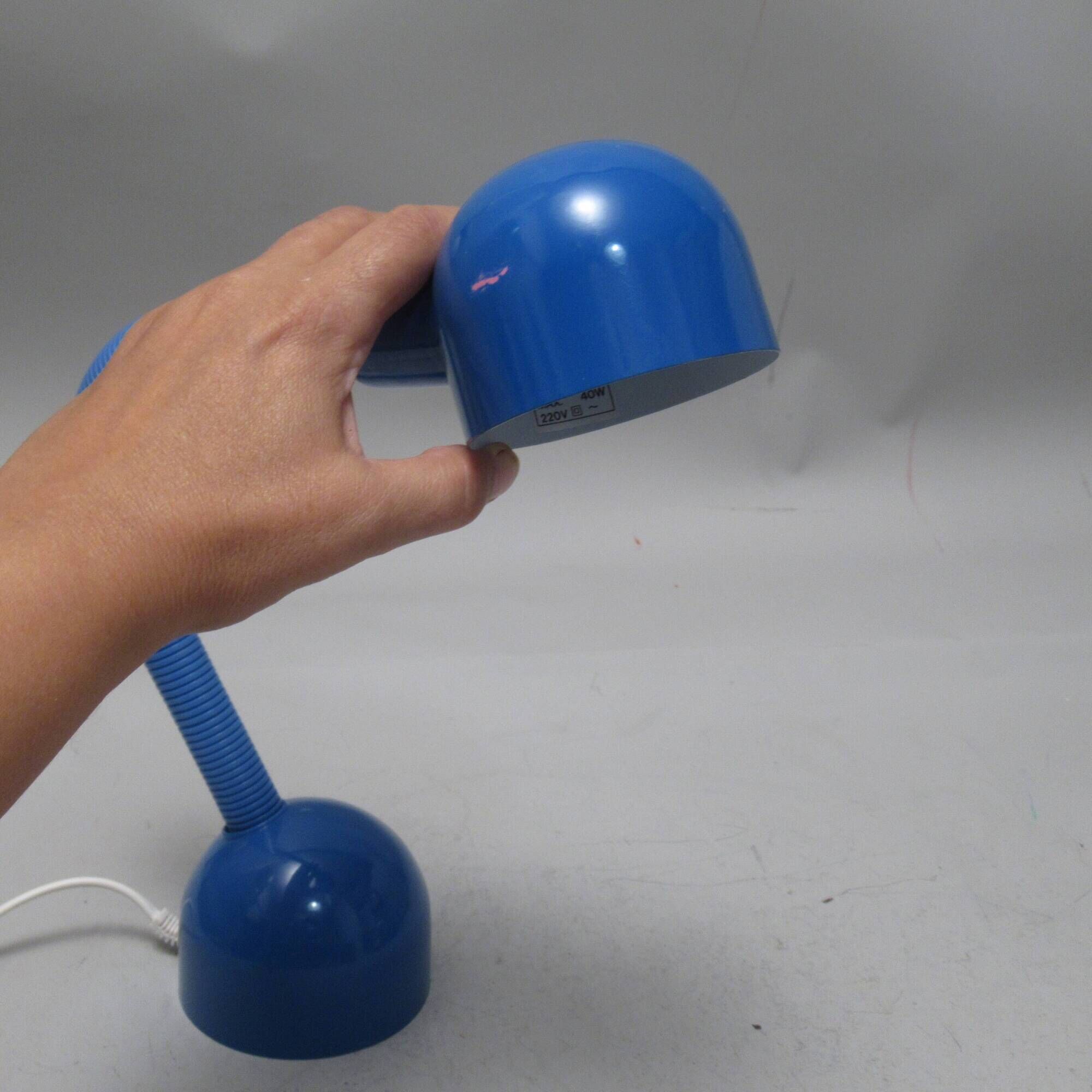Blue desk lamp from the 80s