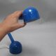Blue desk lamp from the 80s