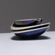 Half earthenware ashtray, verceram, 1950s