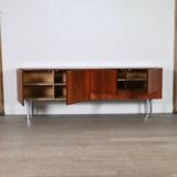 Midcentury Modern Sideboard With Chrome Legs, 1970s