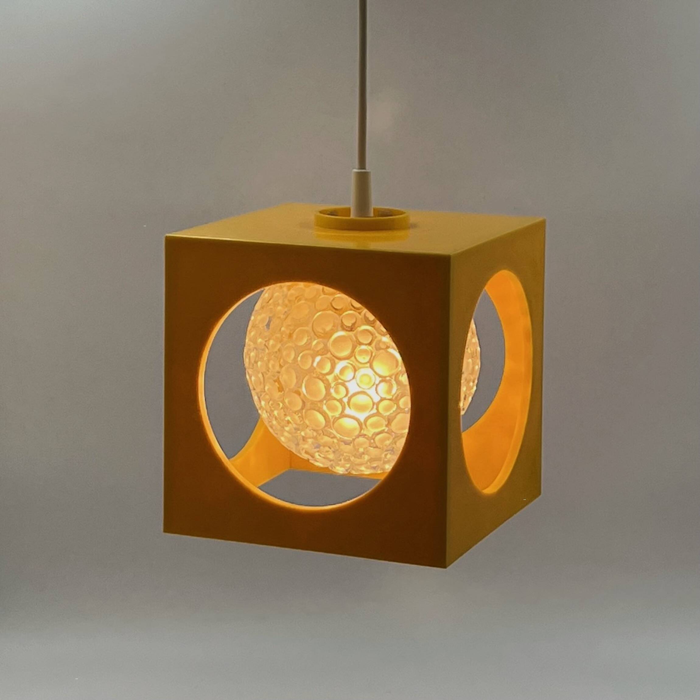 Space Age Hanging Lamp by Richard Essig Besigheim, 70s