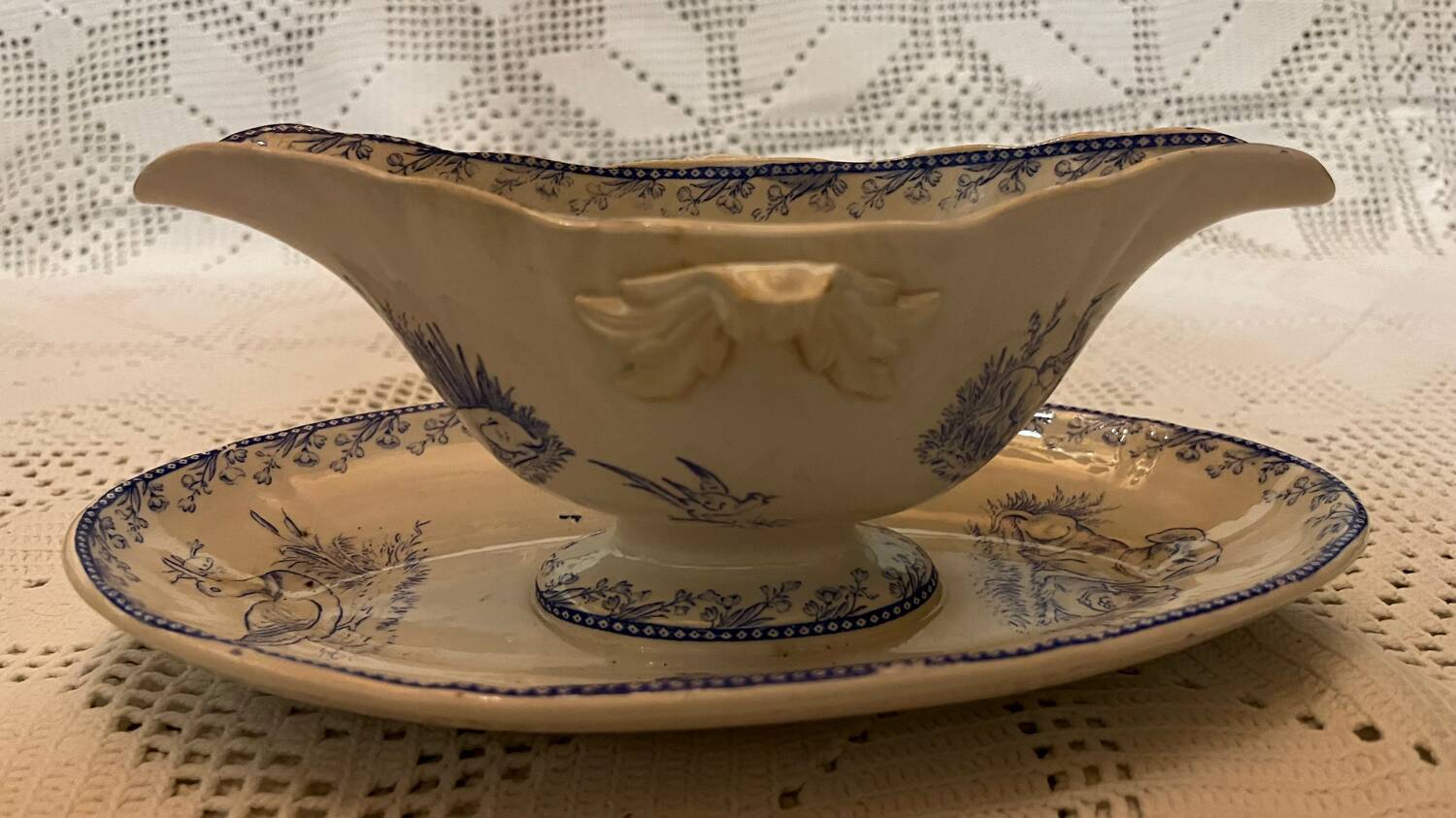 Vintage FF Pexonne sauceboat