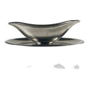Letang Remy stainless steel sauce boat, 20th century
