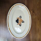 Grand plat de service Badonviller modèle "Jade"