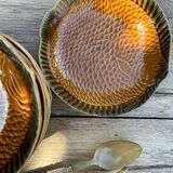 10 Sarreguemines fish plates