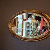 Art Deco oval mirror