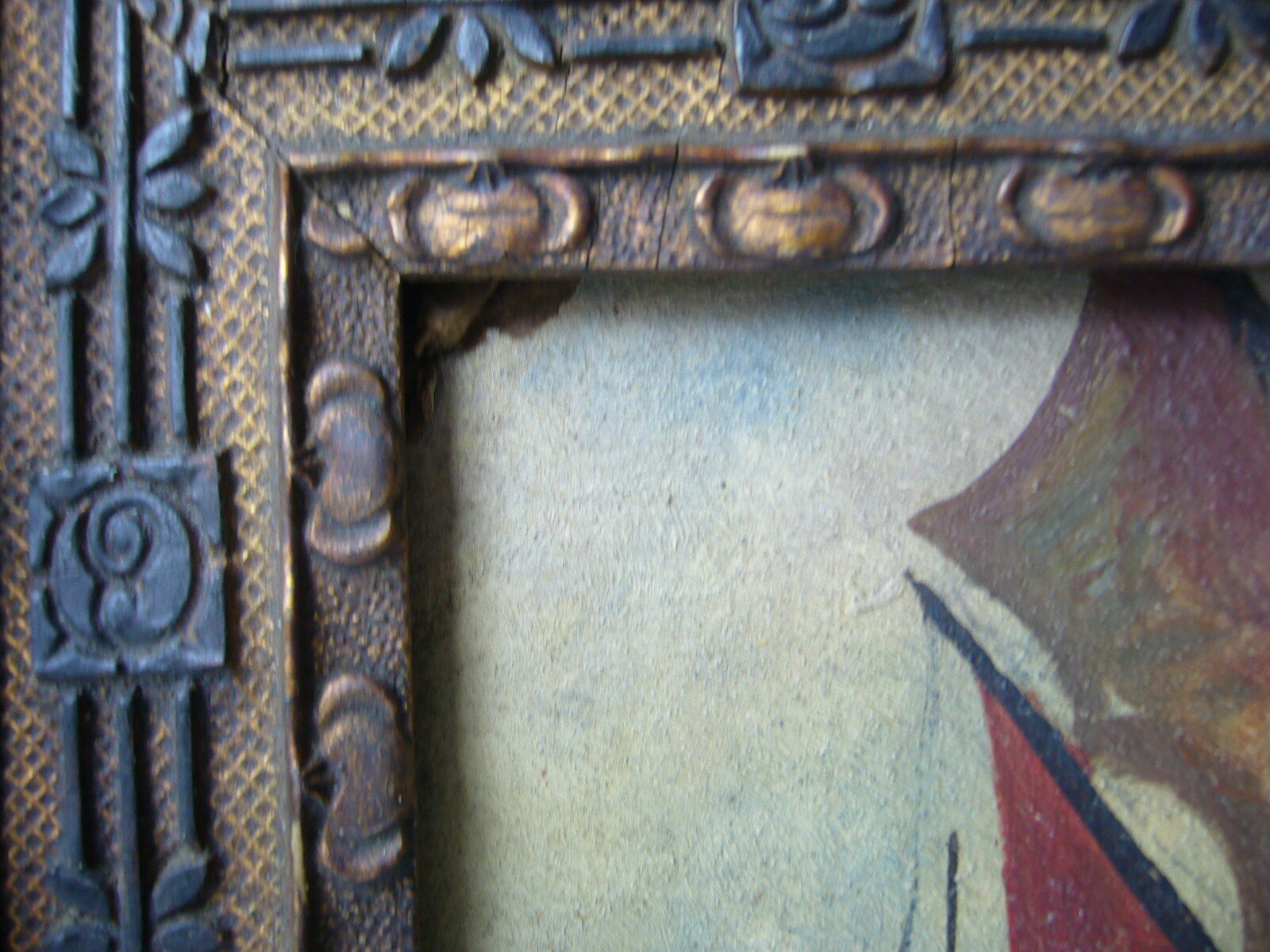 Painting depicting a boat painted in oil on cardboard framed, signed