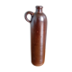 Bouteille haute avec anse en grès émaillé marron Amsterdam