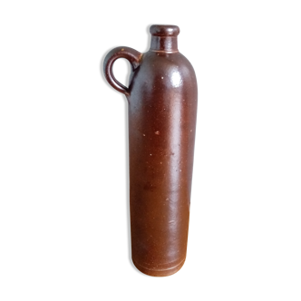 High bottle with brown enamelled sandstone handle Amsterdam