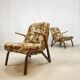 Midcentury modern arm chairs ‘hairpin legs’