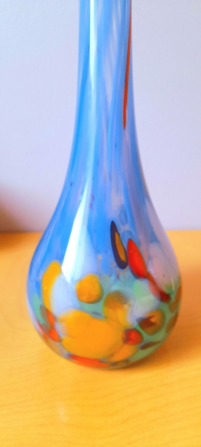 Soliflore en verre de Murano 60s