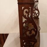 Openwork wall shelf walnut nineteenth