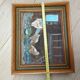 Painting, farmyard painting, hens signed