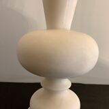 White marble lamp foot