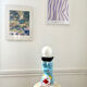 Lampe céramique clown vintage