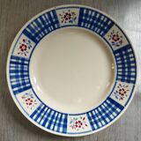 Plat en faïence ancienne K&G Lunéville "Gérardmer"
