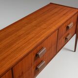 Italian sideboard or chest of drawers in teak Italy 1960