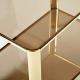 Bronze side table signed J.T. Lepelletier for Broncz circa 1960
