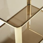 Bronze side table signed J.T. Lepelletier for Broncz circa 1960