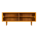 Sideboard with glass doors by CFC Silkeborg (Denmark, 1960s).