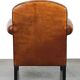 Vintage sheep leather armchair/design armchair with a beautiful look