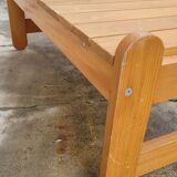 Table basse en pin vintage