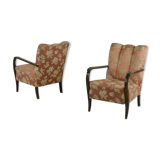 Set of 2 Swedish sculptural armchairs from the 1950s