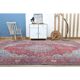 1970s Vintage Persian Handmade Wool Red Oversized Rug 297x378