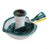 Midcentury Ceramic Candle Holder Picault Style