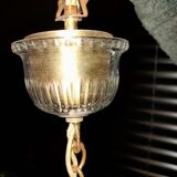 European chandelier with crystal tassels