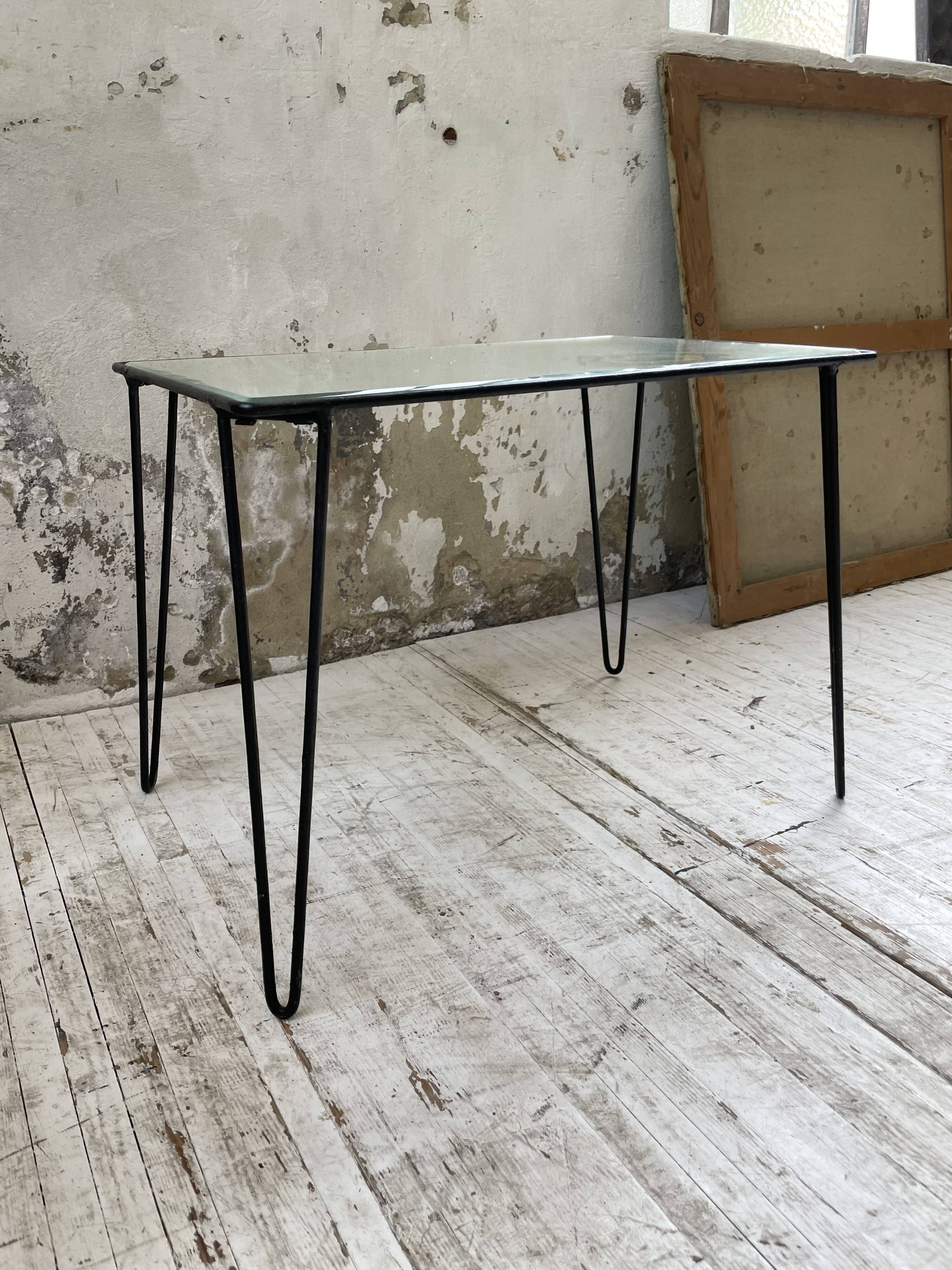 Mirrored coffee table from the 60s