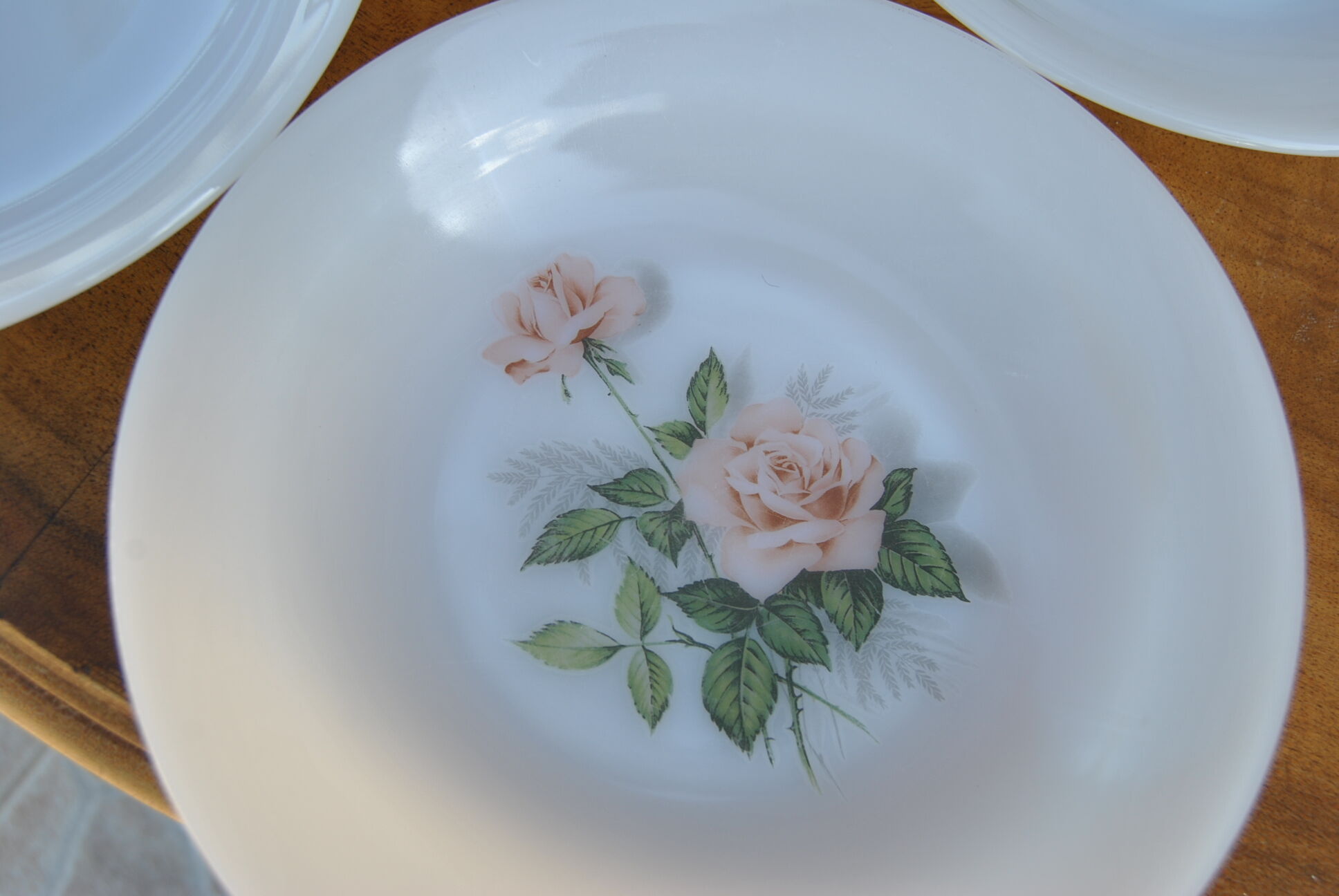 Set of 6 plates in arcopal 70