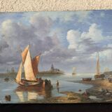 Beautiful painting Marine E. Guilleux