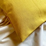 Yellow oilcloth cushion 40 cm