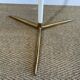 Capiz shell side table with a brass base by Vereinigte Werkstätten Munich, Germany, 1960s.