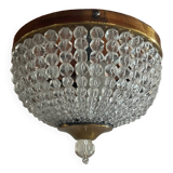 Vintage ceiling light with tassels from the 70s