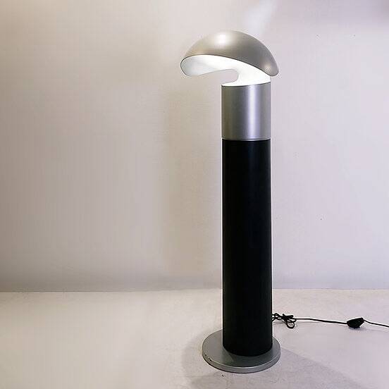 Metal Lacquered Floor Lamp Franco Buzzi Ceriani style - 1970s