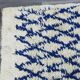 Handmade pure wool rug, size 100 x 200 cm.