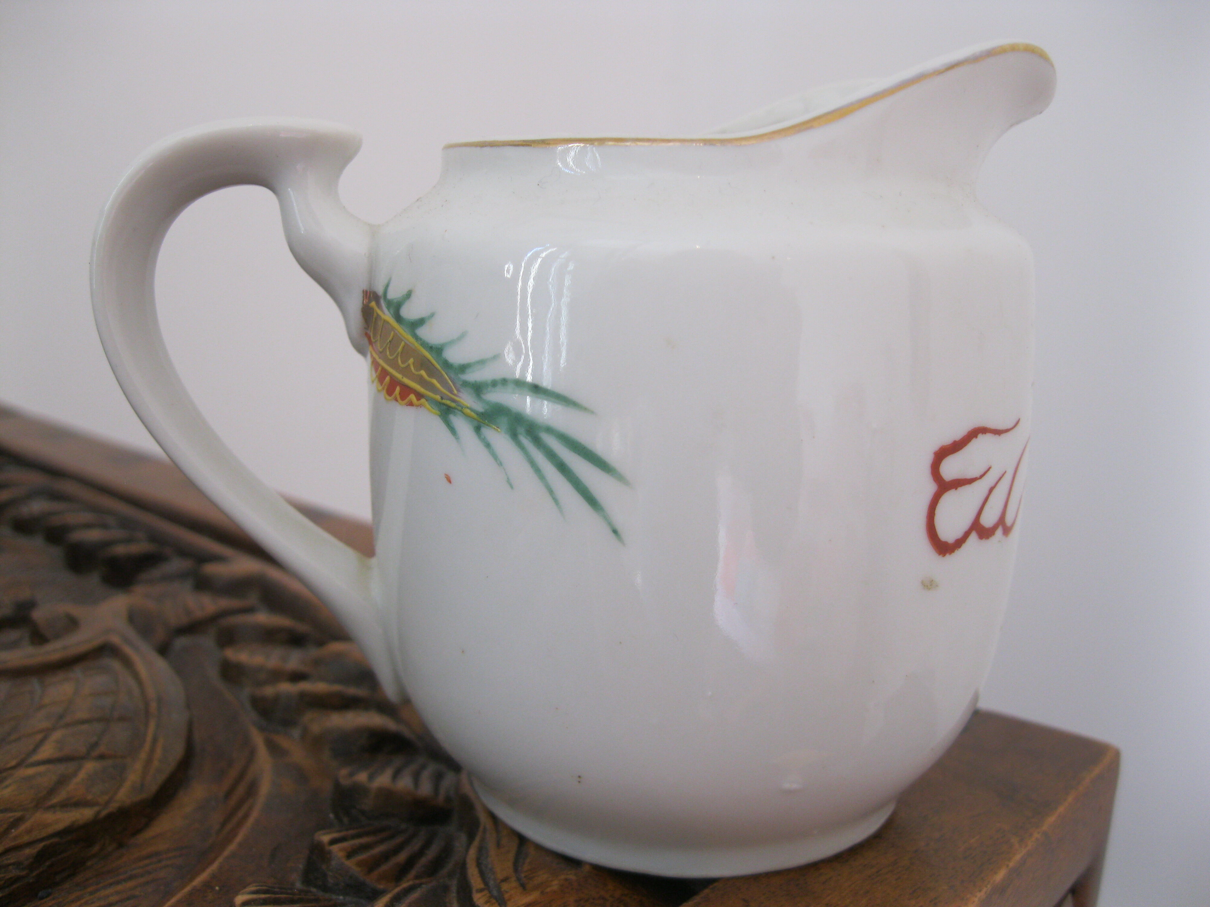 Asia geisha dragon porcelain tea set