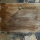Vintage Carved and Painted Wooden Alpine Plaque 15 / 22 cm