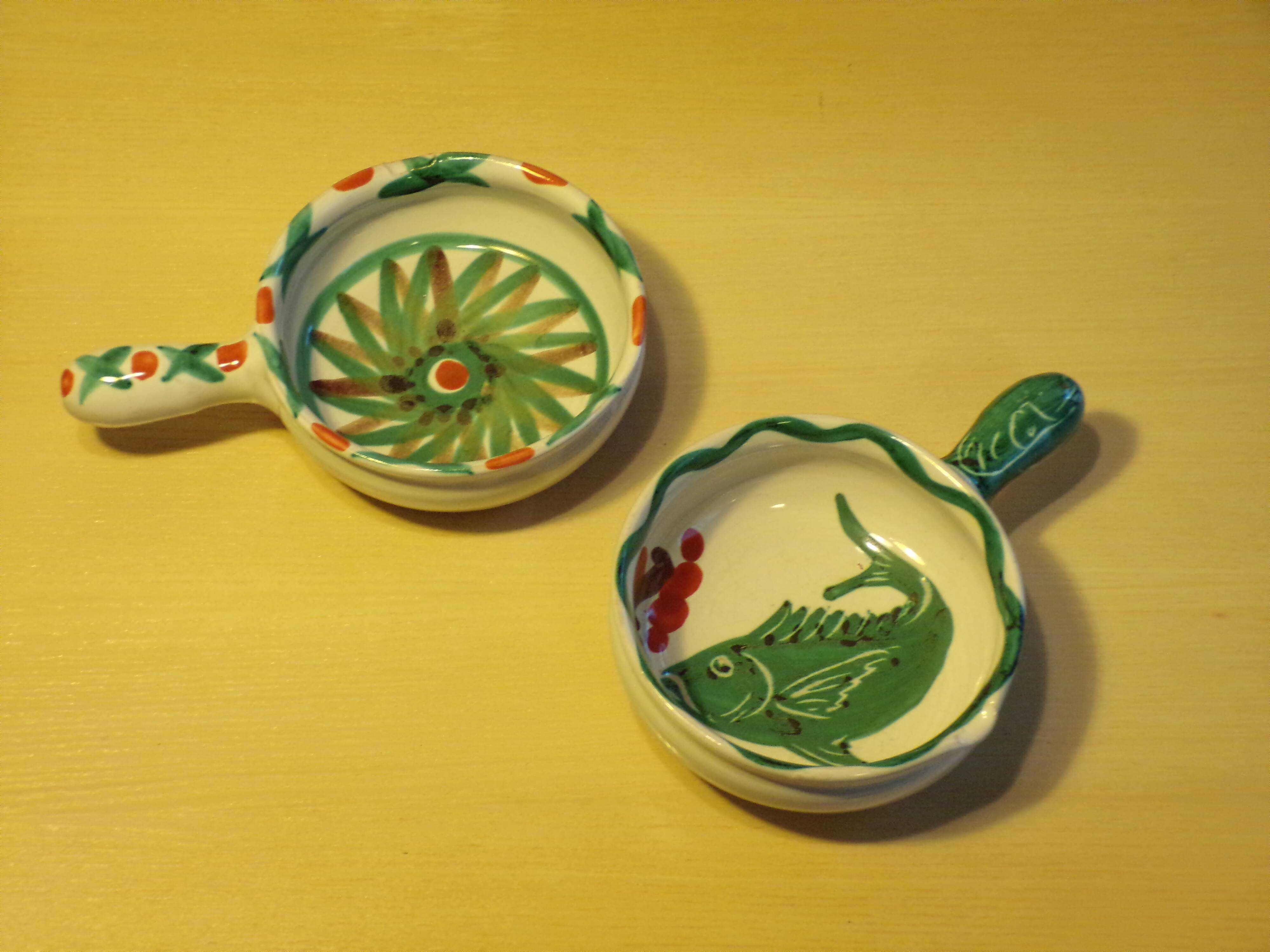 2 ceramic pots by Antoine Fazio in Vallauris