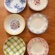 Mismatched antique plates