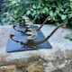 3 solid brass baroque coat hooks