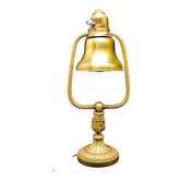 Lampe de bureau en verre et métal de style Empire, France, début du XXe siècle