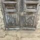 Double old oak door