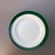 Dessert plates earthenware Digoin Sarreguemines Savoie green/gold, set of 9