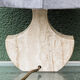 Travertine lamp, Fratelli Mannelli, Italy