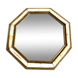 Vintage brass mirror