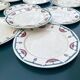 assiettes plates art déco badonviller El d'jem