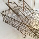 Brass mail basket